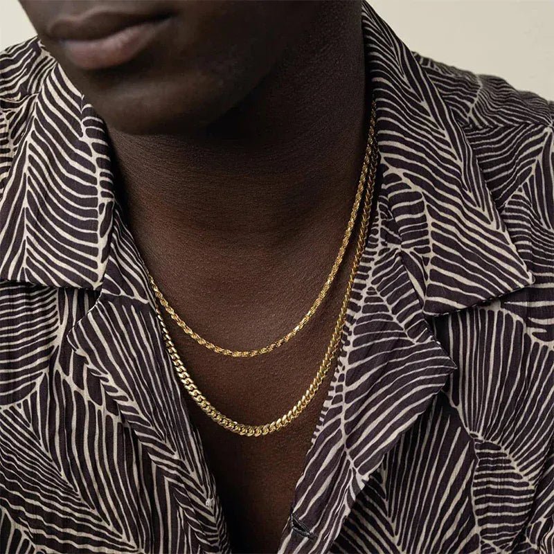 3MM Rope Chain (Never - Tarnish) 18 IN White Gold - Shop Gold Supply