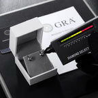 Black Moissanite Round Stud Earrings – “Shadow Ice” Edition White Gold 0.5 Carat (5MM) - Shop Gold Supply