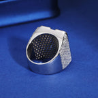 Custom Initial Iced Ring – “Prime Letter” Edition A 7 - Shop Gold Supply