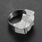 Five-Point Star Pavé Ring – “Supernova Shine” Edition - The Gold Supply