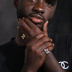 Iced Clover Crest Ring – “Fortune Bloom” Edition Moissanite Pink 7 - Shop Gold Supply