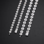 Iced Coffee Bean Link Chain – “Frost Bite” Edition - The Gold Supply