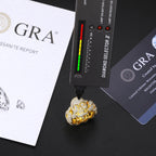 Iced Skull Statement Ring – “Pharaoh’s Fury” Edition Yellow Gold 7 - Shop Gold Supply