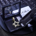 Iced Star Moissanite Pendant – “North Star Shine” Edition Yellow Gold - Shop Gold Supply