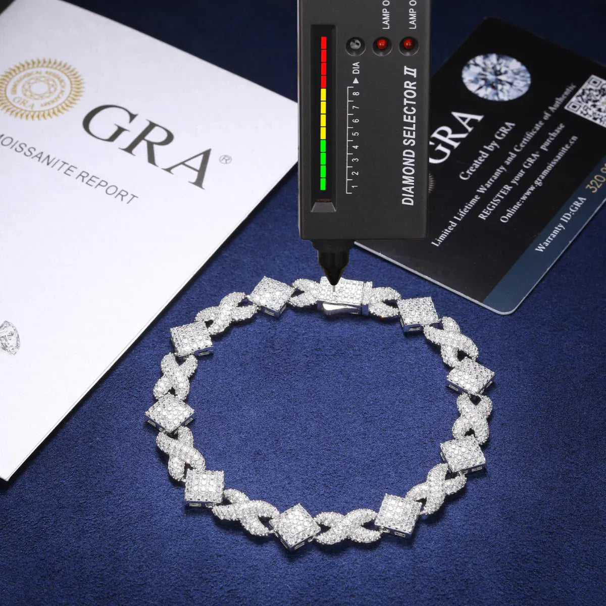 Infinity Square Link Bracelet – “Endless Radiance” Edition - The Gold Supply