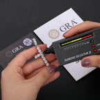 Line Set Moissanite Cross Pendant – “Pure Brilliance” Edition - Shop Gold Supply