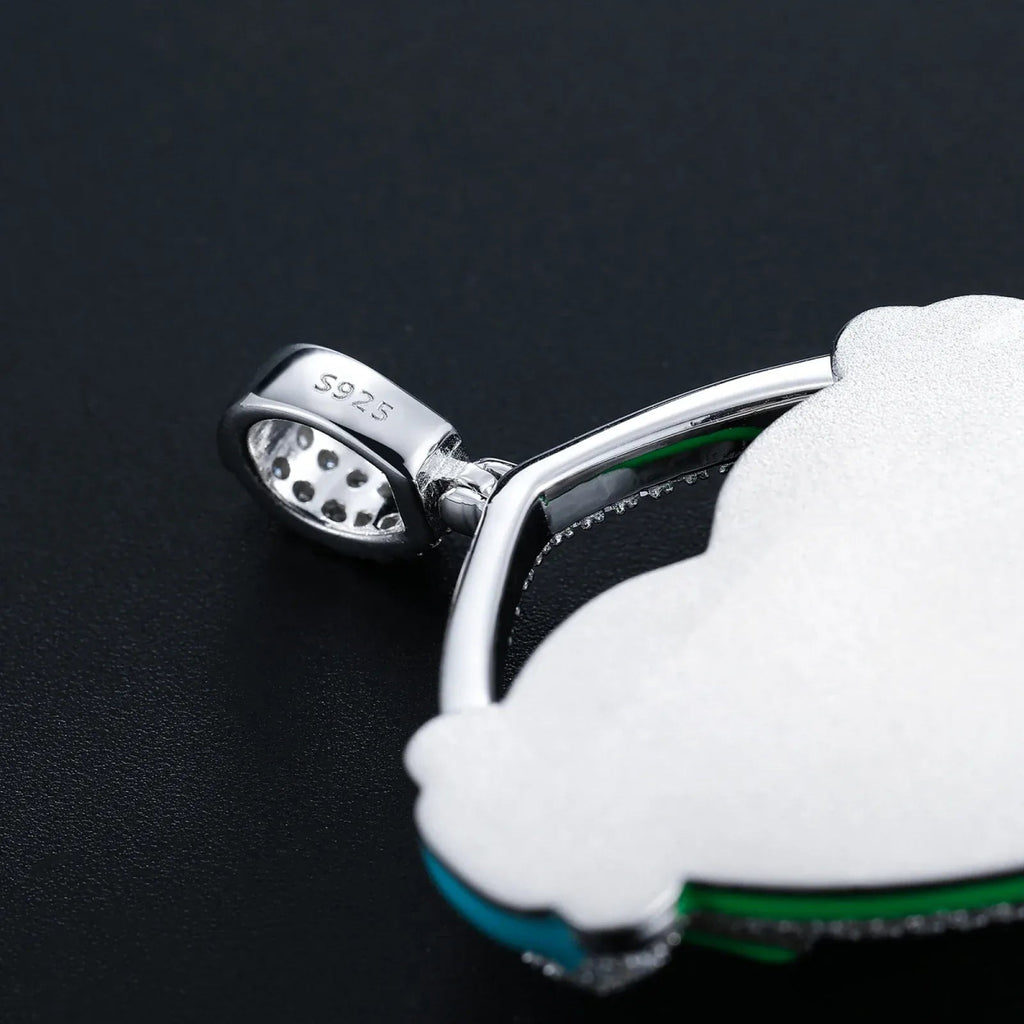 Moissanite Glow Heart Pendant – “Heartbeat Harmony” Edition - Shop Gold Supply