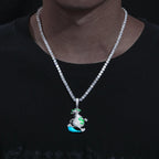 Moissanite Glow Money Bag Pendant – “Run the Bag” Edition - Shop Gold Supply