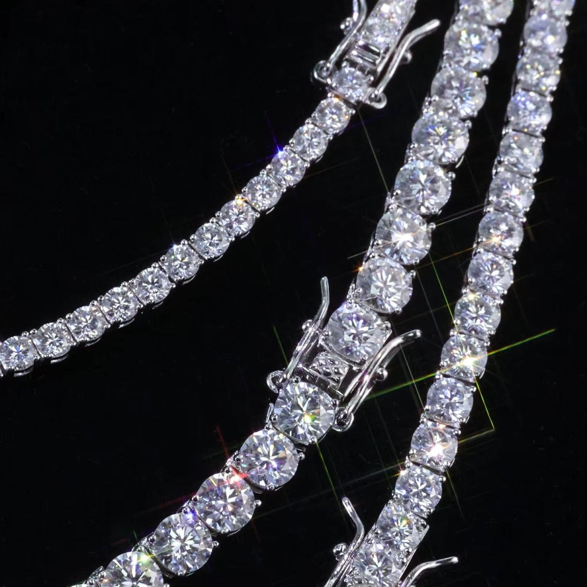 Moissanite Tennis Bracelet – “Eternal Shine” Edition 6MM Yellow Gold 6 IN - Shop Gold Supply