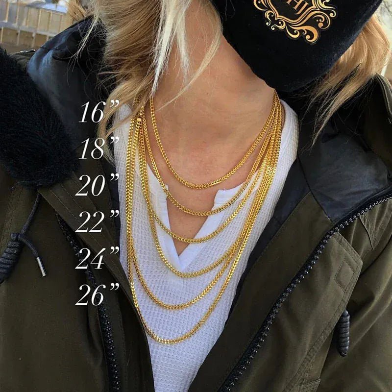 Never Tarnish 3MM Rope Chain – “Eternal Twist” Edition 18 IN White Gold - Shop Gold Supply