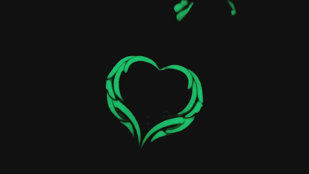 Moissanite Glow Angel Heart Pendant – “Divine Flame” Edition