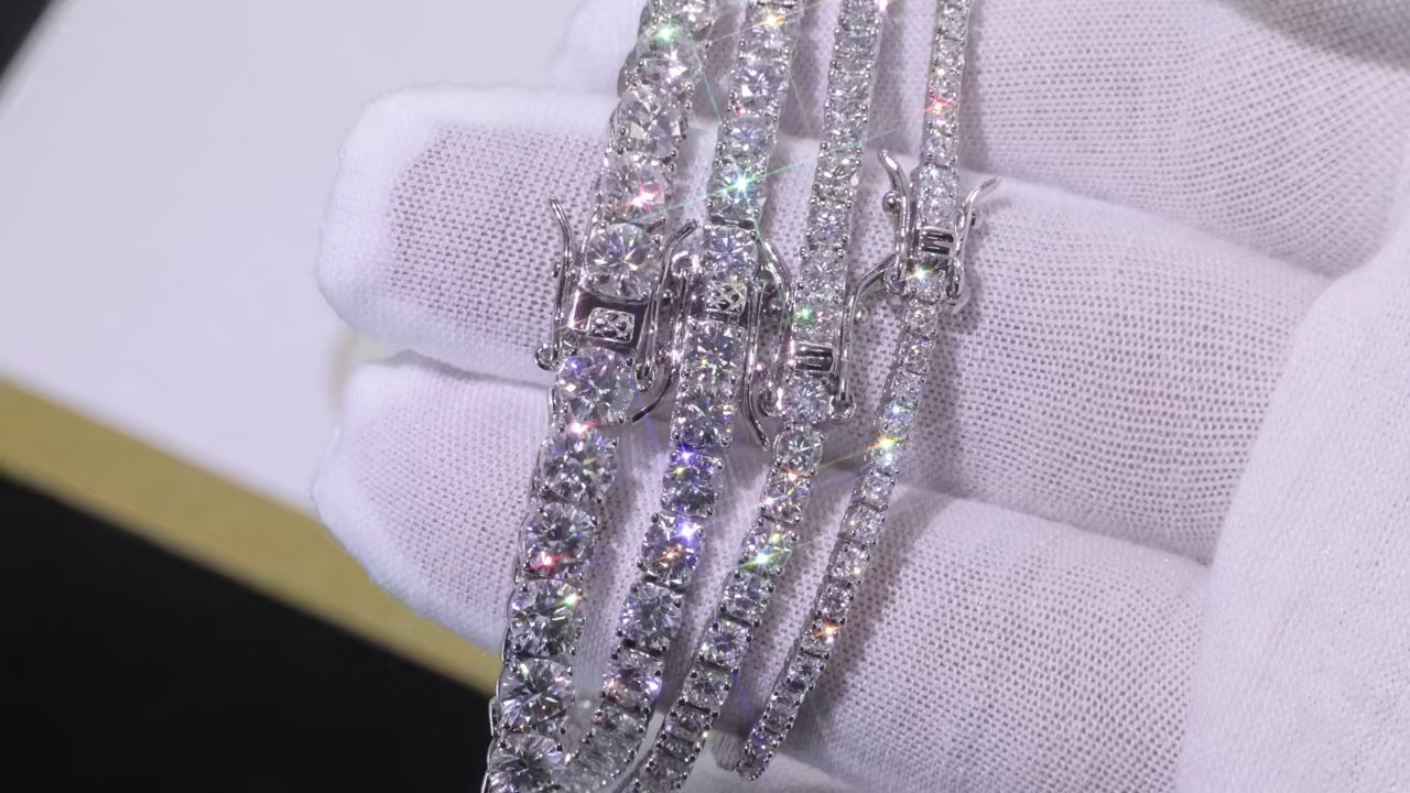 Moissanite Tennis Bracelet – “Eternal Shine” Edition