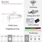 Shooting Star Wrap Bangle Bracelet – “Cosmic Trail” Edition VVS 5A CZ 7 IN - Shop Gold Supply