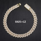 Square-Edge Cuban Link Chain – “Arctic Edge” Edition - The Gold Supply