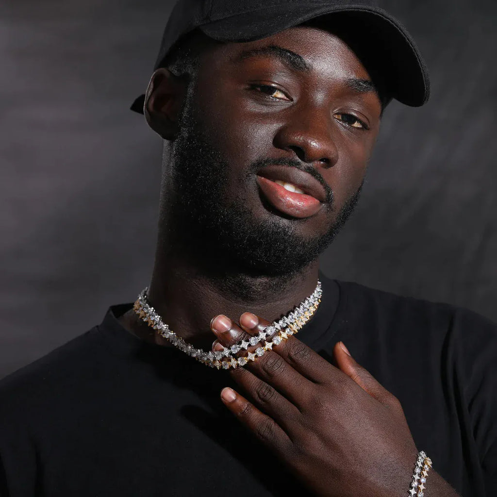 Starburst Tennis Bracelet – “Constellation Links” Edition - The Gold Supply