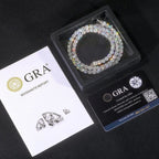 VVS1 Moissanite Tennis Chain / Bracelet 2MM White Gold 6 IN (Bracelet) - Shop Gold Supply